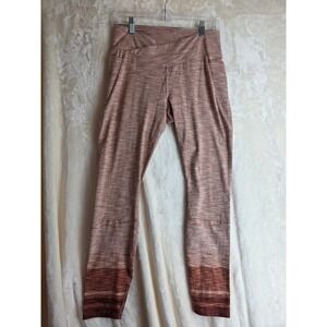 prAna Blazing Star Legging Autumn Stripe Athleisure Yoga Pants Women XL NWT